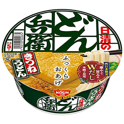 日清-24 どん兵衛 きつねうどん西 12入